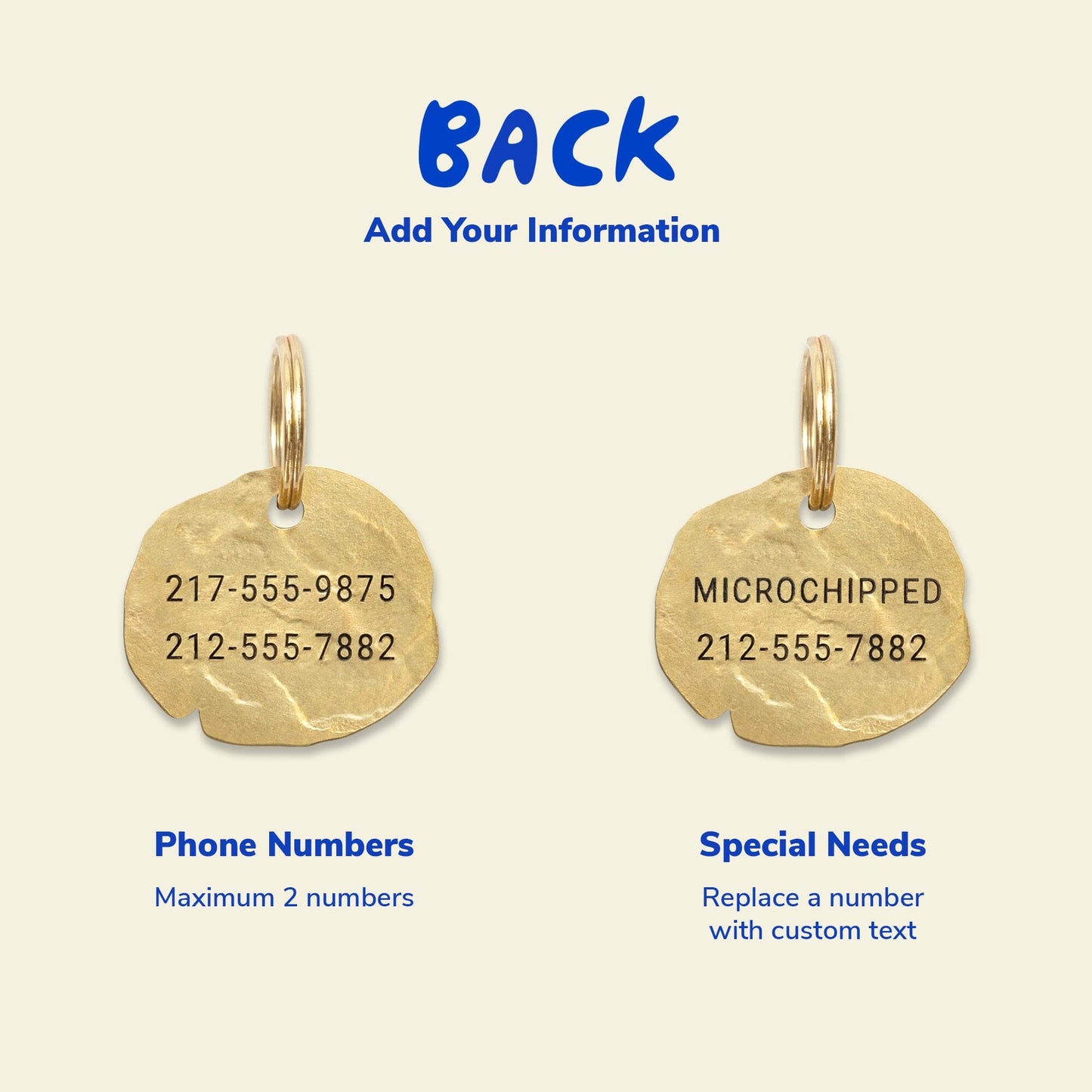 back of the tag