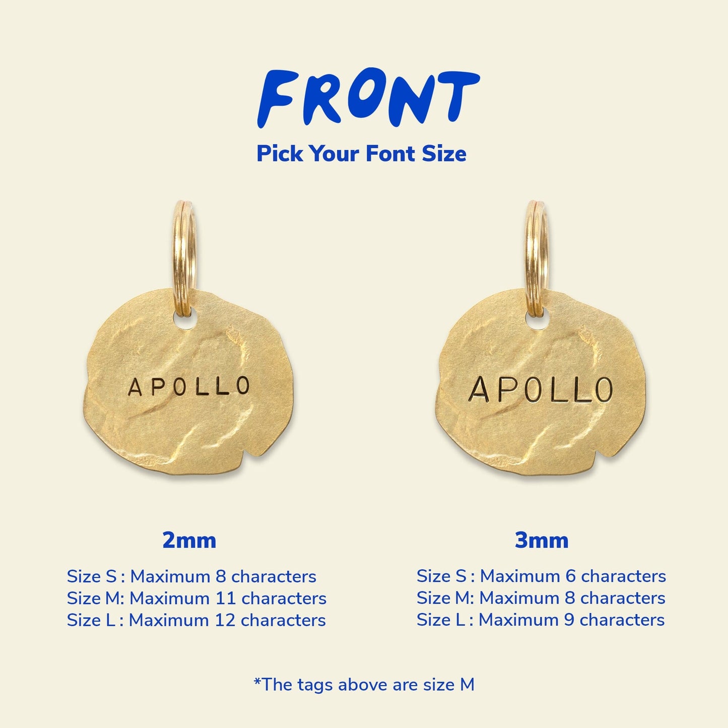 2mm vs 3mm font