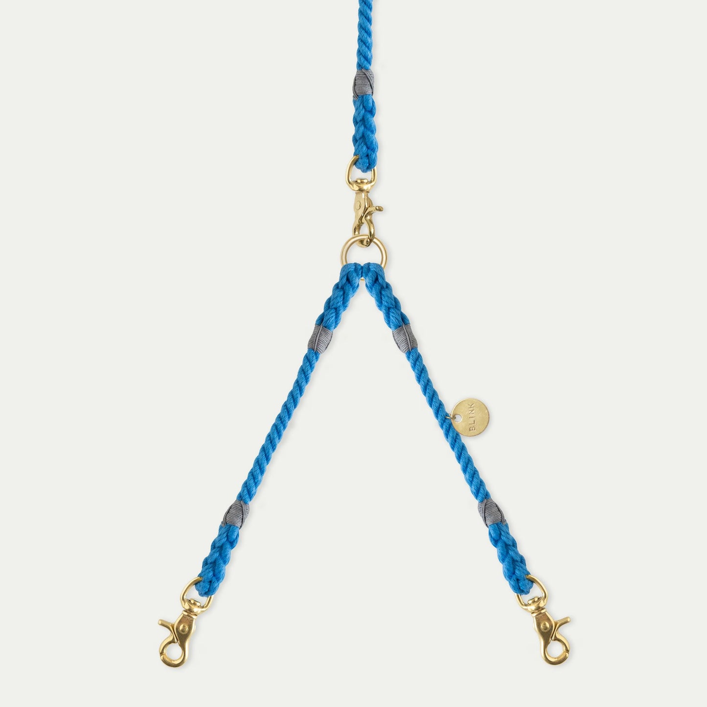 Blue Coupler with Leash