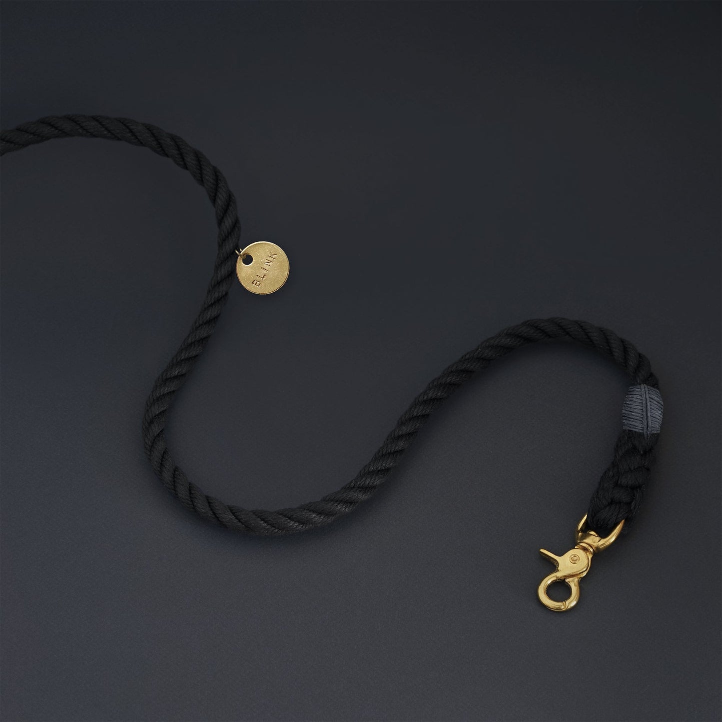 Black Sailing Rope Dog Leash